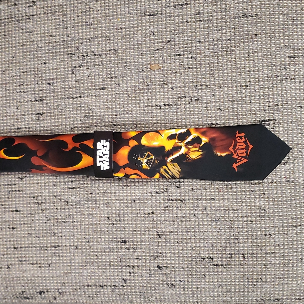 Star Wars Darth Vader Men's Tie Flames